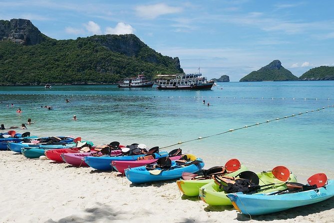 Angthong National Marine Park Trip + Kayaking By Big Boat From Koh Samui - Lotus Cave: stalactites, then snorkeling and swimming