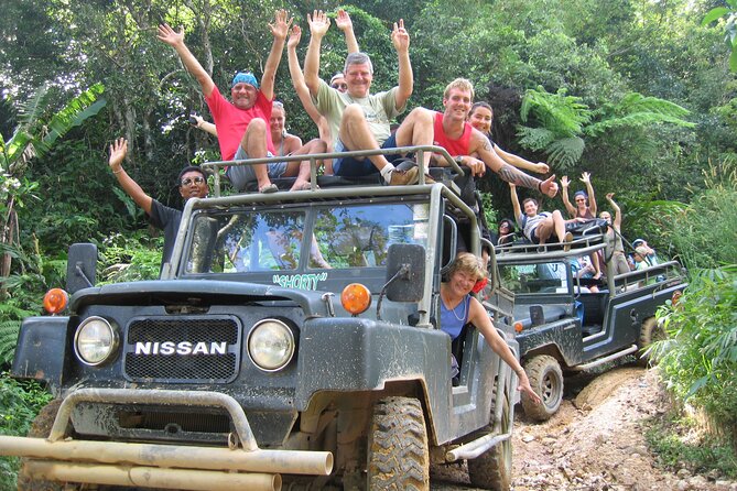 Army Jeep Jungle Safari and Elephant Freedom Rescue Centre Tour - Na Muang Waterfall: Swim Time Plus a Playful Atmosphere