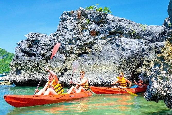 Explore Angthong National Marine Park by Big Boat from Koh Samui - Koh Mae Ko and the Talay Nai lagoon area: kayaking that matches the scenery