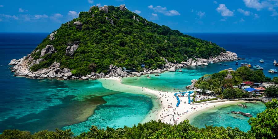 From Samui: Koh Tao and Nangyuan Snorkeling Tour Day Trip - Koh Nangyuan Snorkeling and Beach Break: The Best Photos Come With Crowd Reality