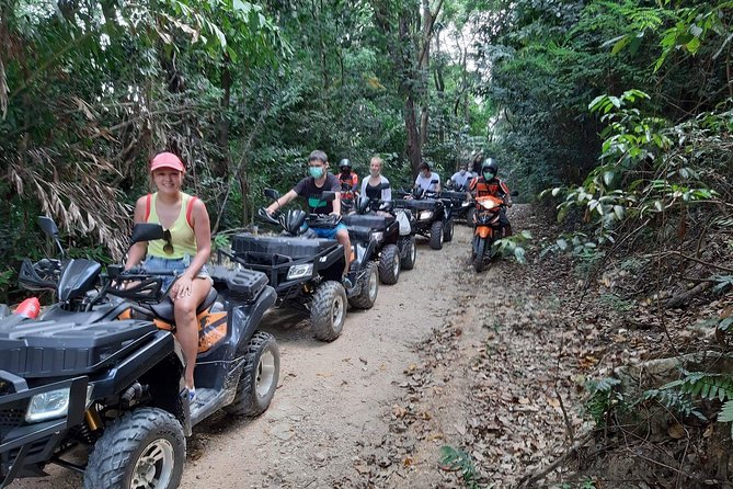Koh Samui ATV Safari 2 Hours Tour (Jungle Ride, Mountain Viewpoint, Waterfall) - Mountain Climb and Lamai Viewpoint: The Photo Moment With Koh Phangan in View