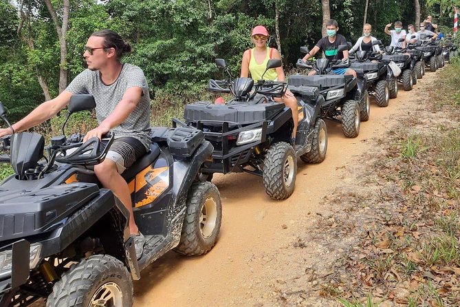 Koh Samui ATV Safari 2 Hours Tour (Jungle Ride, Mountain Viewpoint, Waterfall) - Wat Teepangkorn to the Jungle Ride: Farms, Plantations, and First Impressions
