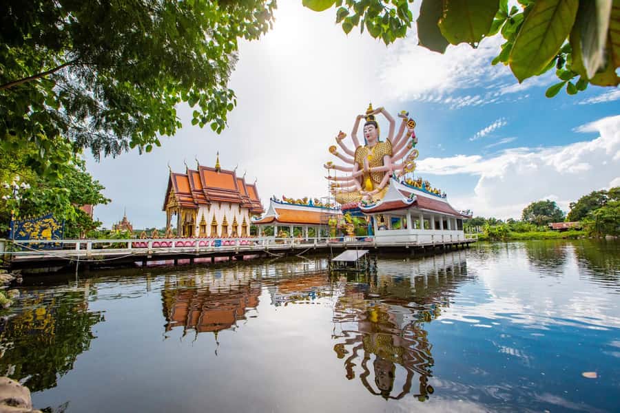 Koh Samui City Tour with Cultural and Scenic Highlights - Na Muang Waterfalls: photos and a swim, but access can be unpredictable