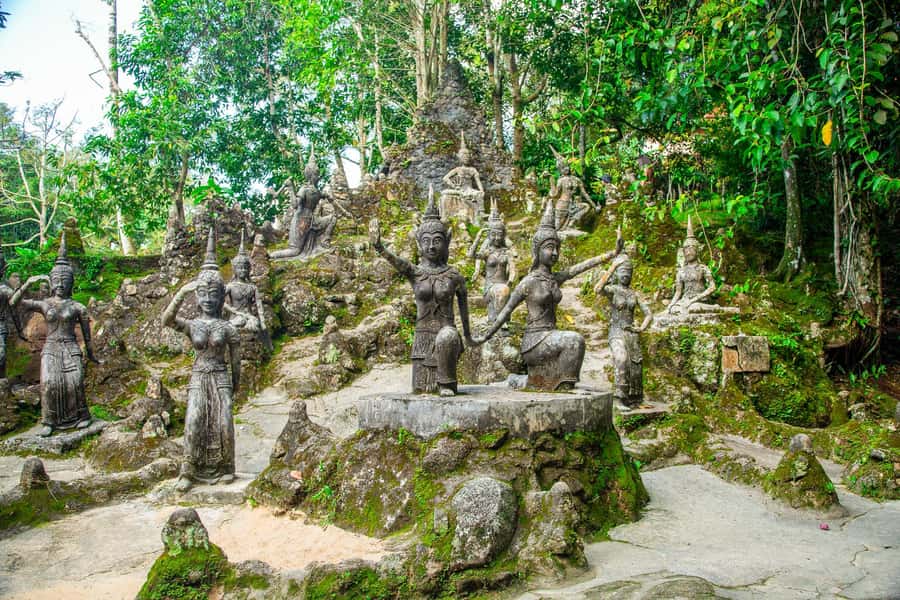 Koh Samui: Elephant Sanctuary and Jungle Tour with Lunch - Between Elephants and Temple Views: Secret Buddha Garden Walk