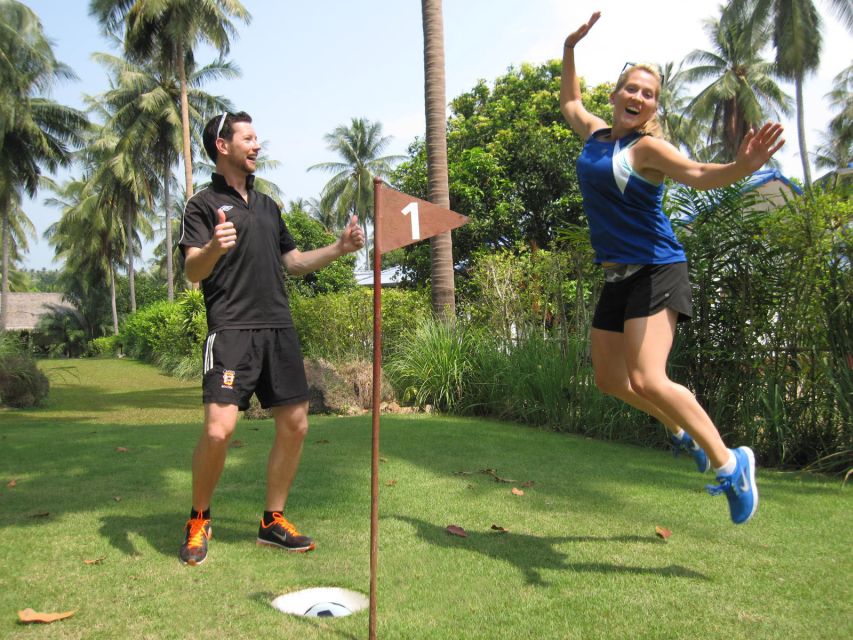 Koh Samui: Football Golf & Botanical Gardens - Private pickup and a short trip from Chaweng or temples