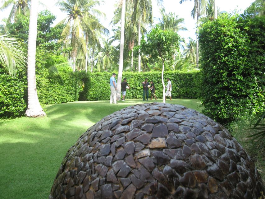 Koh Samui: Football Golf & Botanical Gardens - Holes 12–18 and the prize podium moment