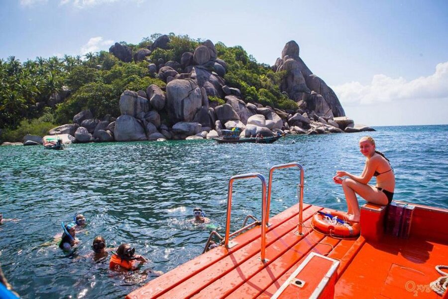 Koh Tao: Koh Nangyuan and the Hidden Bays Trip by the Oxygen - The reef route around Koh Tao: Mango Bay, Ao Hin Wong, Ao Leuk