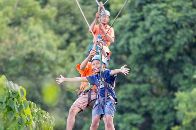 Lamai Viewpoint Zip lining with Cable Car and Panoramic View - Funny Fish Spa: Ticklish Fun You’ll Either Love or Laugh At