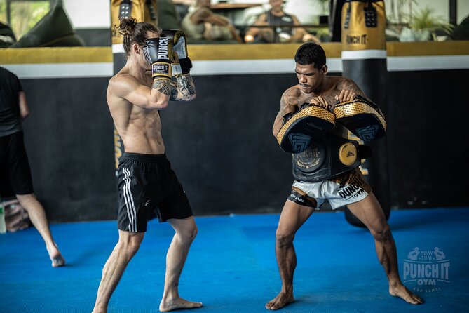MuayThai Private lesson - Training with mixed levels while staying focused