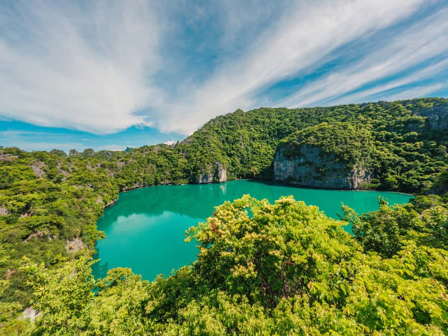 Samui: Angthong Marine Park Boat Tour w/ Transfer and Meals - Wua Talap Island: Beach Relaxation, Snorkeling Gear, and Another Paddle