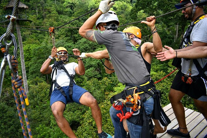 Tree Bridge Cafe And Zipline - Jungle Flight Adventure in Koh Samui - The zipline course: rainforest stations, cable speed, and “adventure” extras
