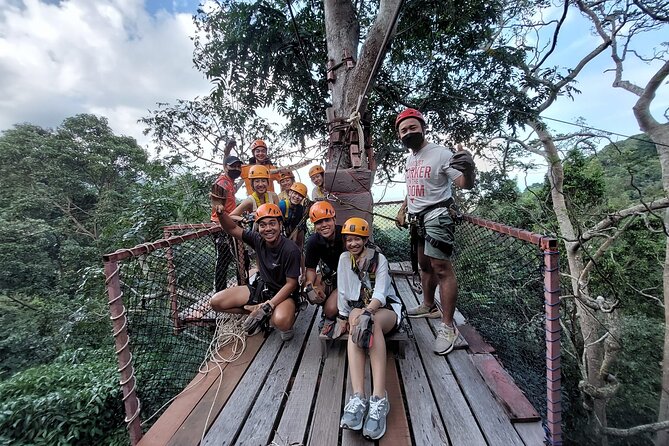 Tree Bridge Cafe And Zipline - Jungle Flight Adventure in Koh Samui - Tan Rua Waterfall and the Tree Bridge Cafe break