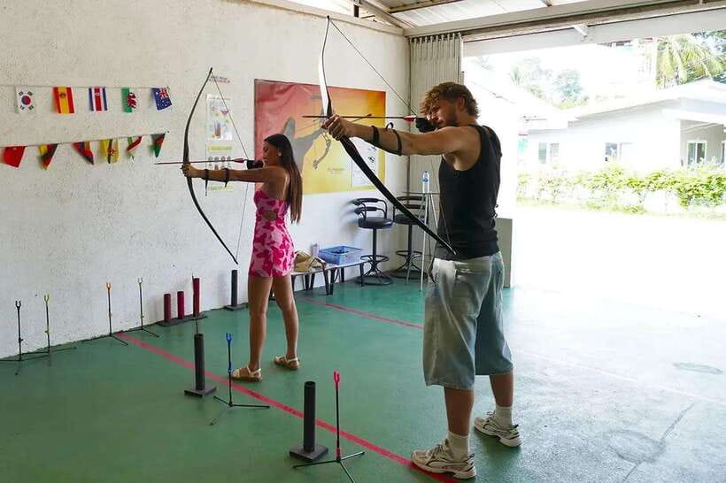 "Try Out Package" Bow and Crossbow Shooting - Where You’ll Start: Near Koh Samui’s Immigration Office