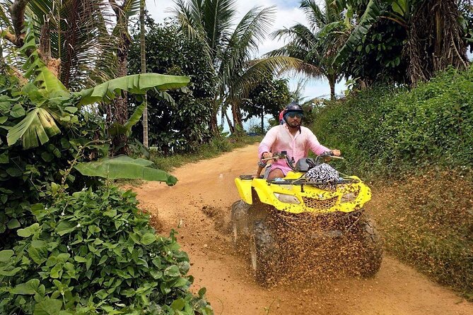 X Quad Samui ATV Tour (Driver+Passenger) with lunch - Wat Teepangkorn: Standing Buddha, 360-Degree Views, and a Cold Drink Pause